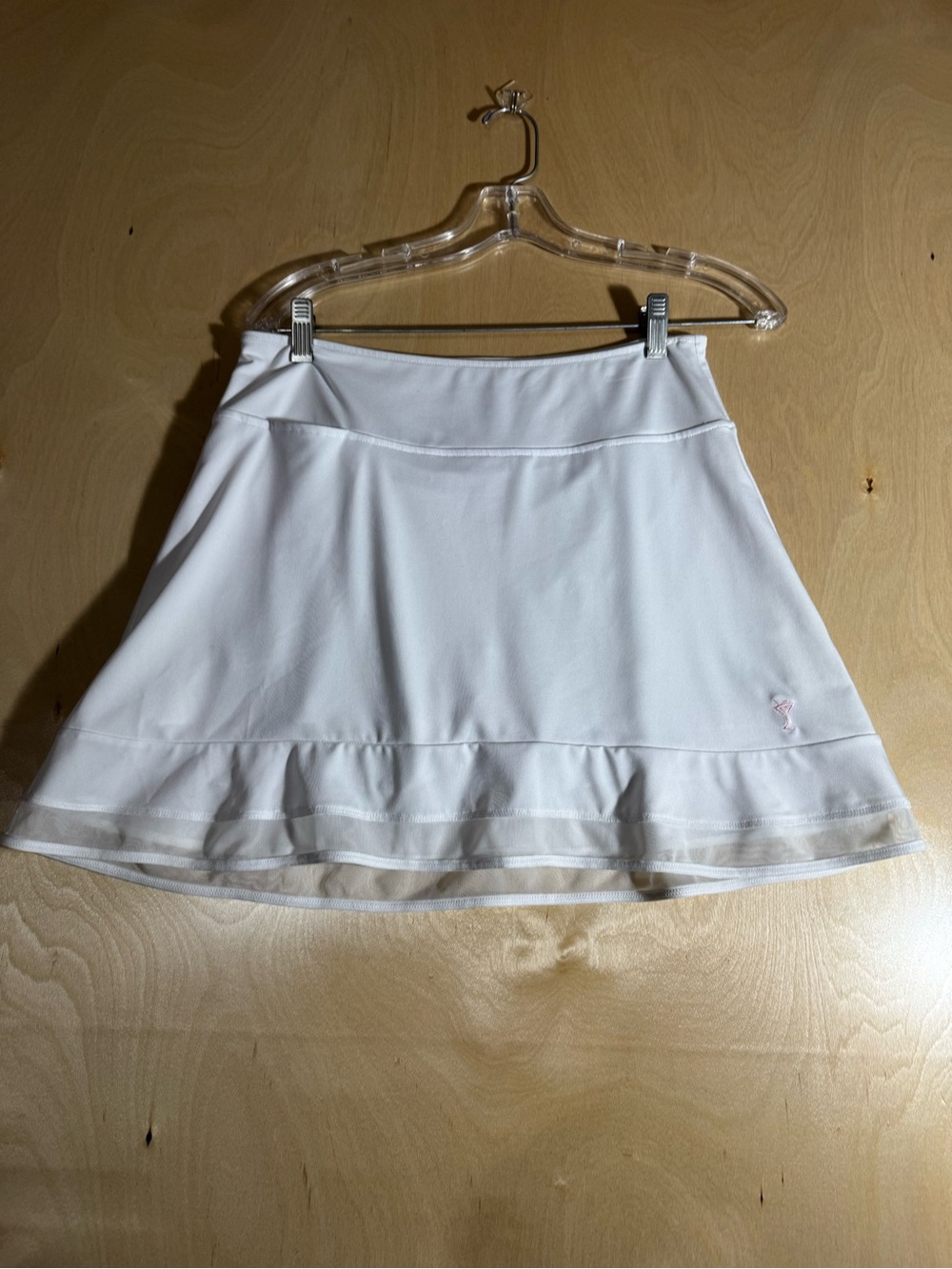 Golftini White Women’s Top Golf Skort with Mesh Hem Size Medium - Picture 2 of 11
